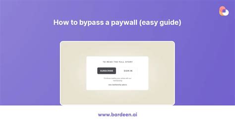 fansly bypass paywall|How to bypass any paywall for free (18 methods)